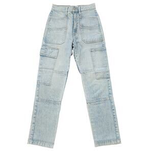 SLVRLAKE Savior High Rise Cargo Jean Size 24